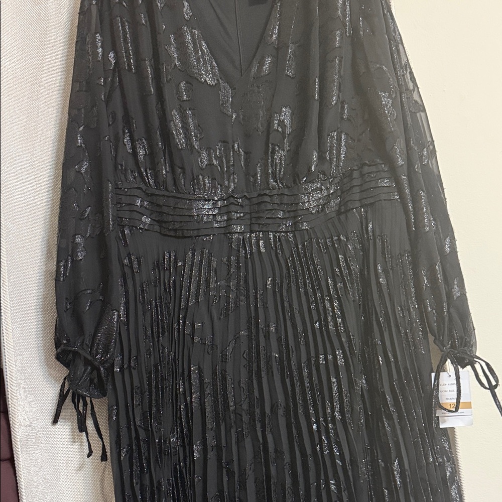 Brand new Occasional Elegant Black Sequin Maxi Dress